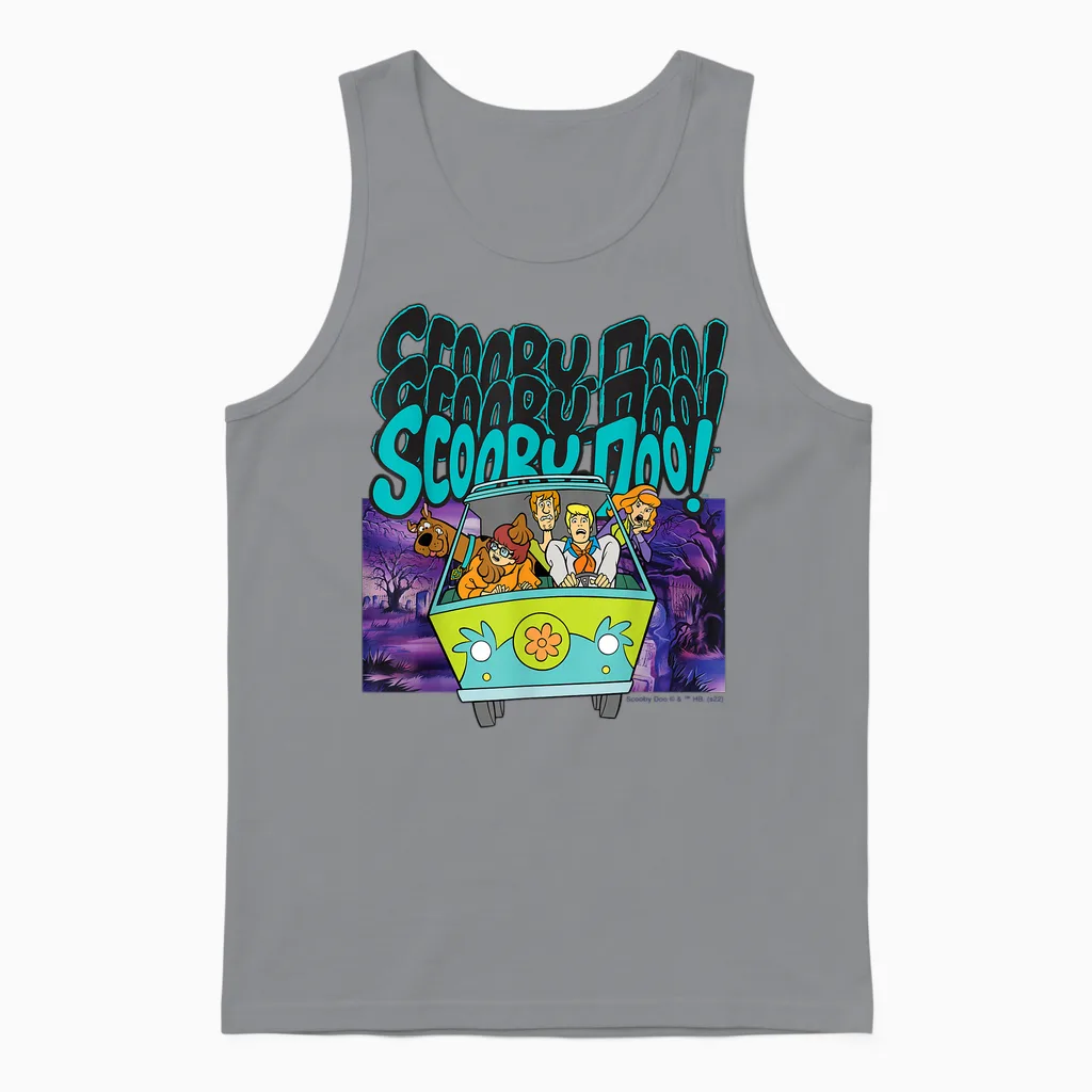 Scooby Doo! Scooby Doo! Scooby Doo! Unisex Tank Top in Sport Grey