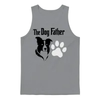 The Dog Father Lovers Unisex Tank Top - Sport Grey – 1