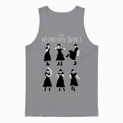 Wednesday the Wednesday Dance Moves Tutorial Unisex Tank Top - Sport Grey