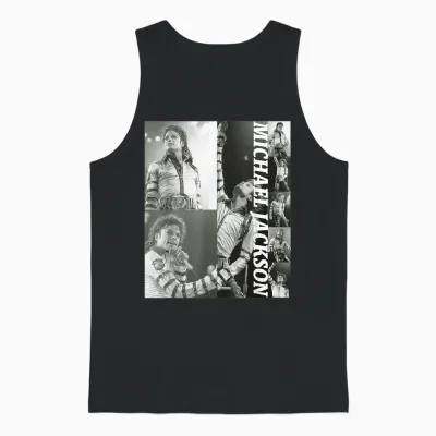 Michael Jackson 012 Unisex Tank Top - Black