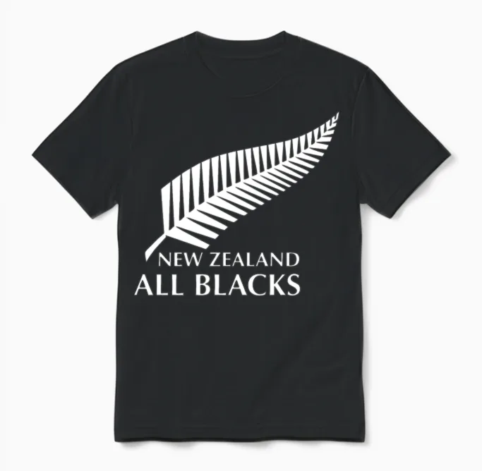 New Zealand All Blacks Unisex T-Shirt in Black