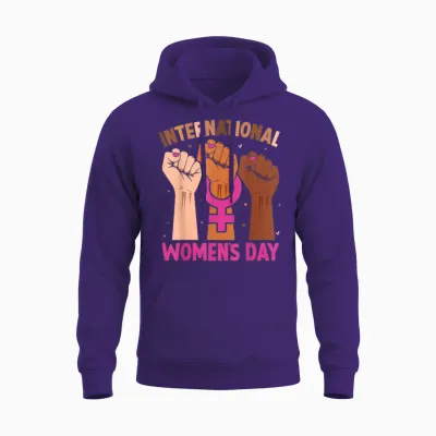 International Women's Day Unisex Hoodie - Purple