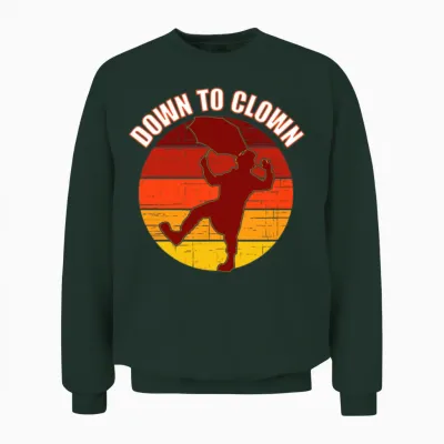 Down to Clown Unisex Sweatshirt - Forest