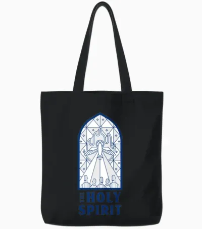 The Holy Spirit Tote Bags - Black
