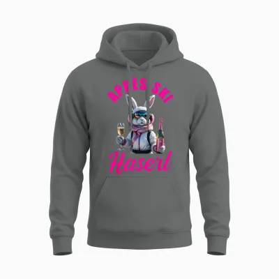 Apres Ski Haserl | Skiing Après Ski Party Ski Bunny Outfit Unisex Hoodie - Graphite Heather