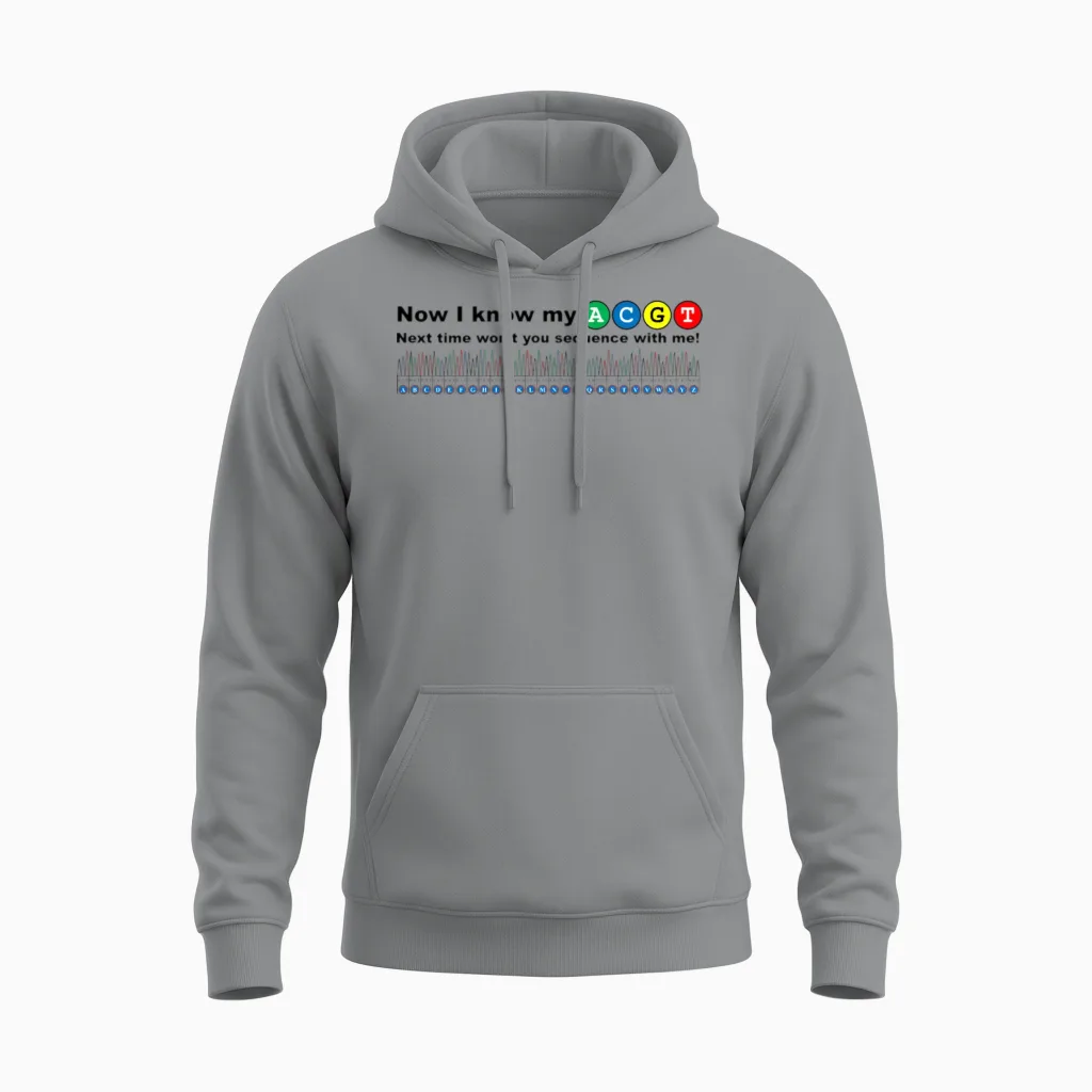 Sangerism - Now I Know My Acgt Unisex Hoodie in Sport Grey