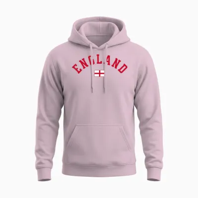 England English Unisex Hoodie - Light Pink