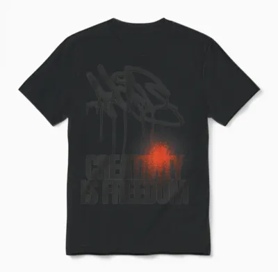 Creativity Is Freedom Artist Unisex T-Shirt - Black