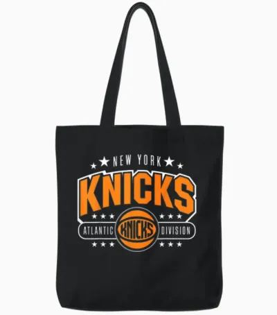 Nba - New York Knicks Gewölbte Atlantic Division Tote Bags - Black
