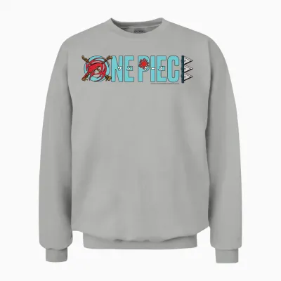 Children's Badge One Piece Arlong Anime Kids T-Shirt, Blue, 2 Unisex Sweatshirt - Ash