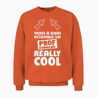 English Teacher Quote Funny English Teacher Unisex Sweatshirt - Orange