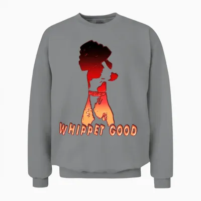 Dog Whippet Good Dog Unisex Sweatshirt - Sport Grey