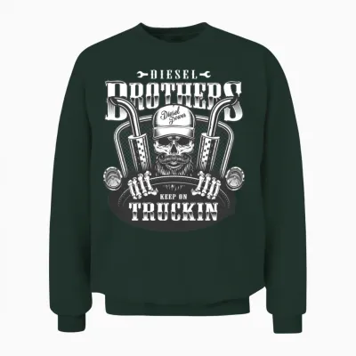 Diesel Brothers Unisex Sweatshirt - Forest
