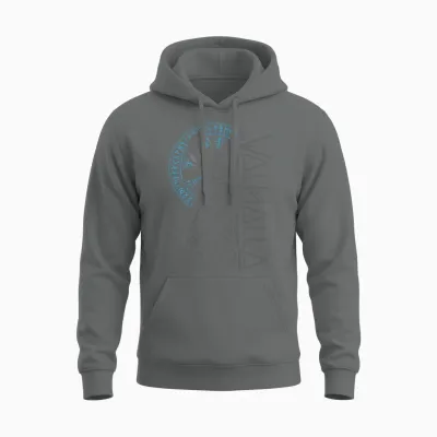 Wikinger Krieger Schwert Walhalla Runen Nordischer Kompass Unisex Hoodie - Graphite Heather