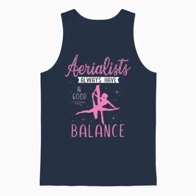 Aerial Silks. Aerial Silk Unisex Tank Top - Navy