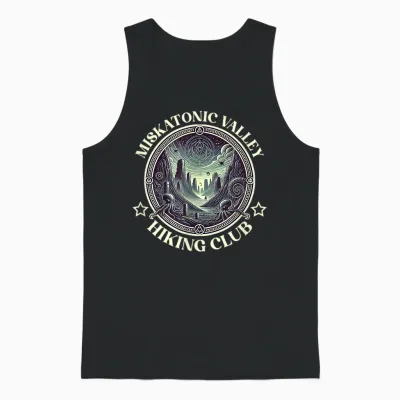 Miskatonic Wanderverein Lovecraftscher Kosmischer Horror Unisex Tank Top - Black