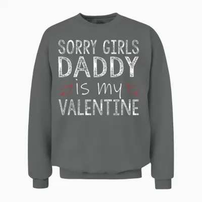 Valentines Day, Valentine Retro Unisex Sweatshirt - Graphite Heather