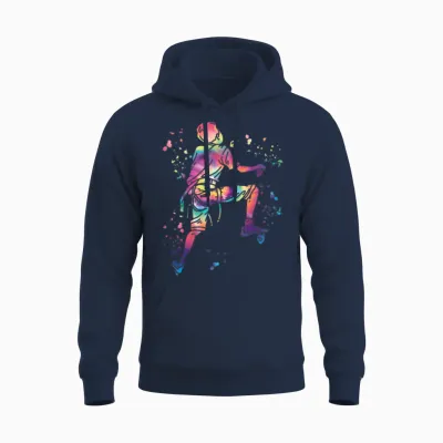 Boulderer Colorsplash Boulder Bouldering Unisex Hoodie - Navy