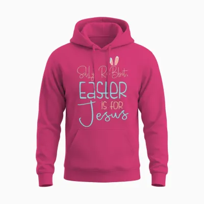 Silly Rabbit Easter Unisex Hoodie - Heliconia