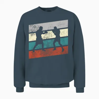 Boxer Retro Unisex Sweatshirt - Dark Heather