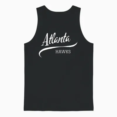Hawks Retro Unisex Tank Top - Black