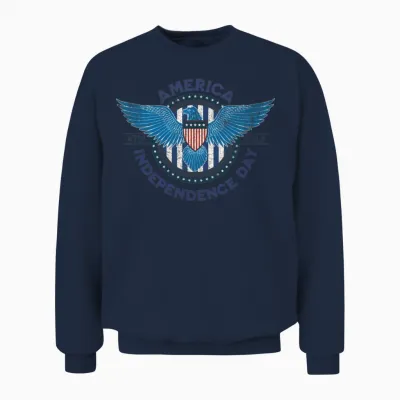 American Independence Day Unisex Sweatshirt - Navy
