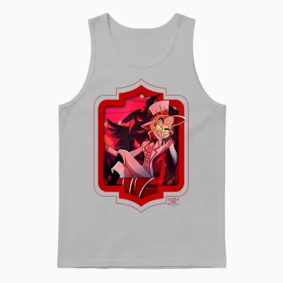 Hazbin Hotel - Lucifer Unisex Tank Top - Ash
