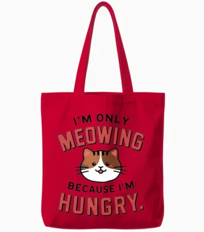 Funny T-Shirts Tote Bags - Red