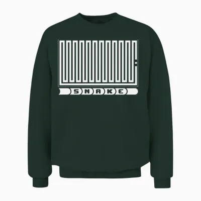 Snake - Retro Game Unisex Sweatshirt - Forest