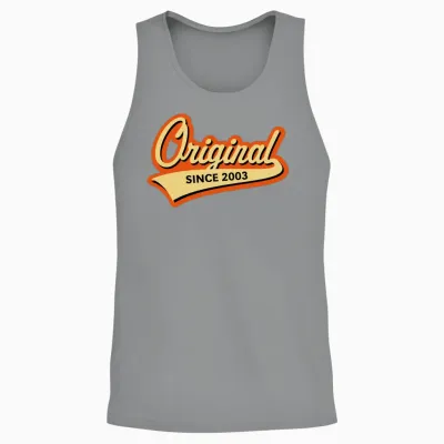 Original Since 2003 (year of Birth, Birthday / 3c) Unisex Tank Top - Sport Grey