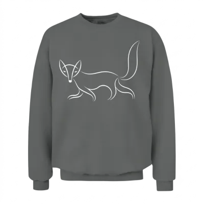 Fox Unisex Sweatshirt - Graphite Heather