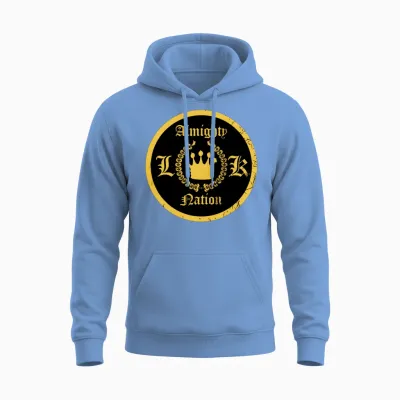 Almighty Lk Nation Latin Kingsgift Unisex Hoodie - Carolina Blue
