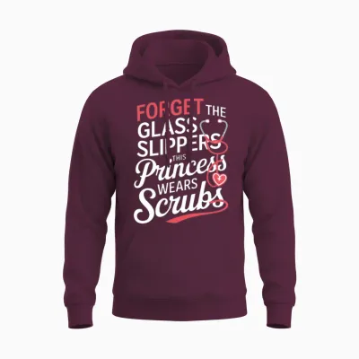 Funny Nurse Unisex Hoodie - Maroon