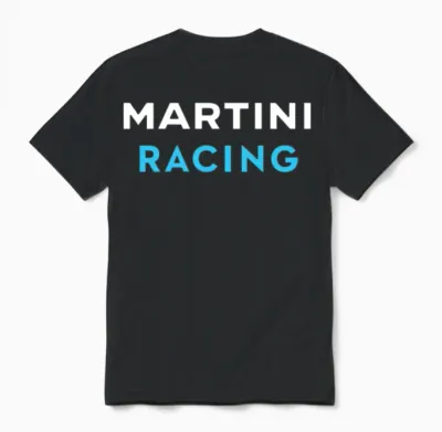 Martini Racing Retro Unisex T-Shirt - Black