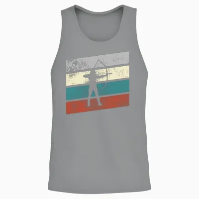 Archer Retro Unisex Tank Top - Sport Grey