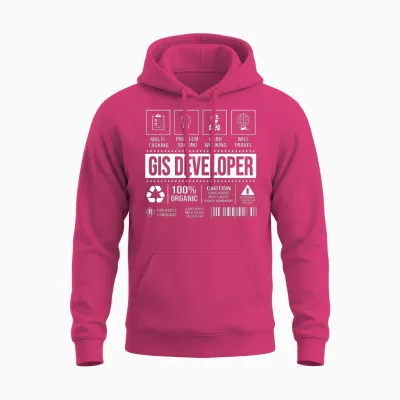 Geographic Information Systems Gis Developer Unisex Hoodie - Heliconia