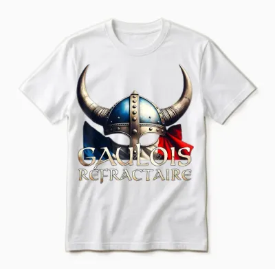 Patriotic Gaul Refractory Patriotic Patriotic Patriotic Unisex T-Shirt - White