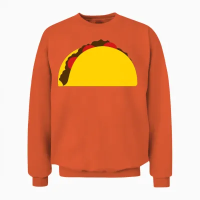 Make Tacos Not Walls Unisex Sweatshirt - Orange