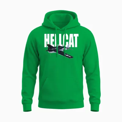 Grumman F6f Hellcat 2. Weltkrieg Flugzeug Unisex Hoodie - Irish Green