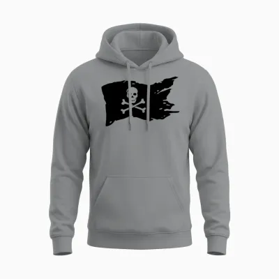 Pirate Unisex Hoodie - Sport Grey