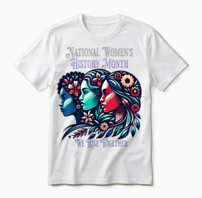 National Women's History Month Honoring Collection Unisex T-Shirt - White