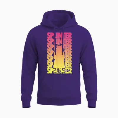 Master Splinter - Gradient Silhouette Unisex Hoodie - Purple