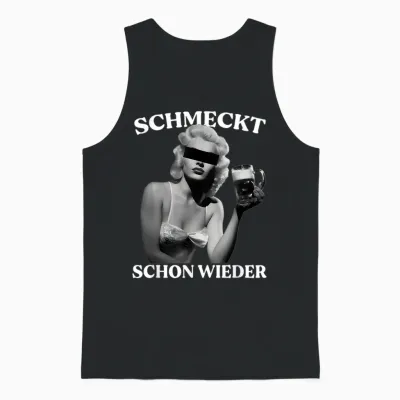 Schmeckt Schon Wieder Unisex Tank Top - Black
