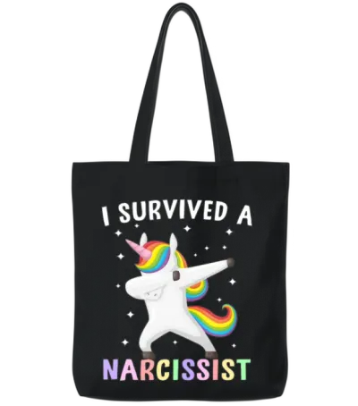 Funny Divorce Feminist Tote Bags - Black