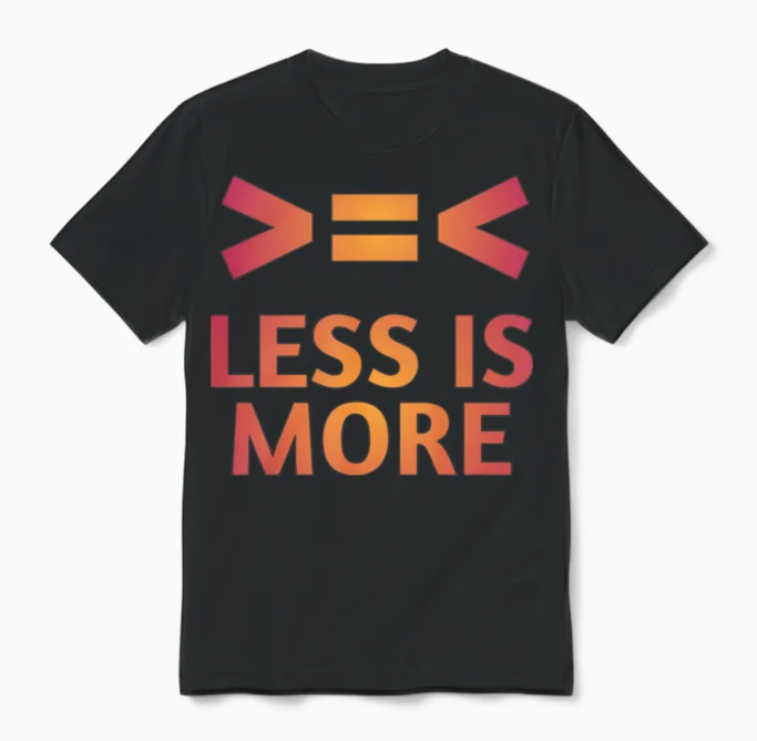 Funny Math Unisex T-Shirt in Black
