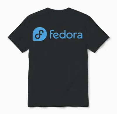 Fedora Linux - Software Programmer, Developer and Coder T-Shirt, Black Unisex T-Shirt - Black