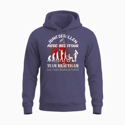 Team Groom Poltern Stag Party Jga Unisex Hoodie - Heather Sport Dark Navy
