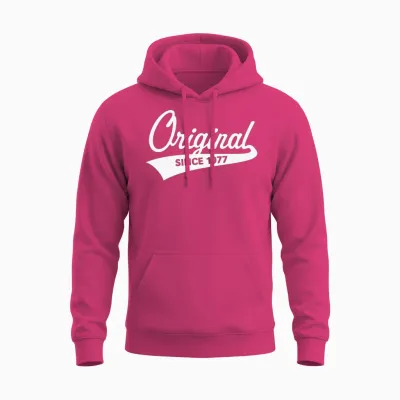 Original Since 1977 (year of Birth, Birthday / W) Unisex Hoodie - Heliconia