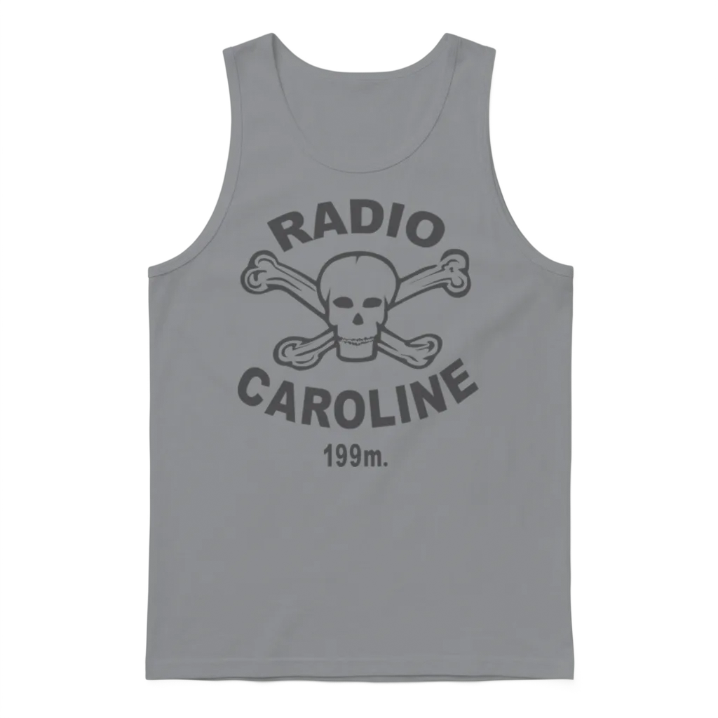 Radio Caroline Unisex Tank Top - Sport Grey