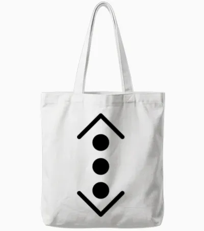 Cute Nice Tatoo Tote Bags - White